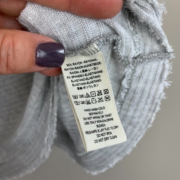 We The Free Free People Ribbed Long Sleeve Top - Picture 6 of 9